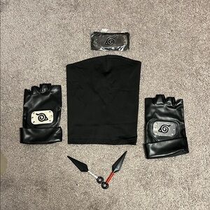 Naruto Black Ninja Cosplay Set